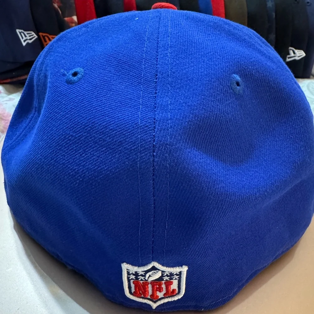 New Era buffalo Blue and Red Party Hat with NFL Logo